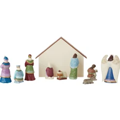Clearance Enesco Gift 10 PC Nativity Set Figurines