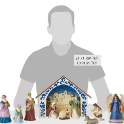 Clearance Enesco Gift 10 PC Nativity Set Figurines