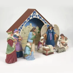 Clearance Enesco Gift 10 PC Nativity Set Figurines