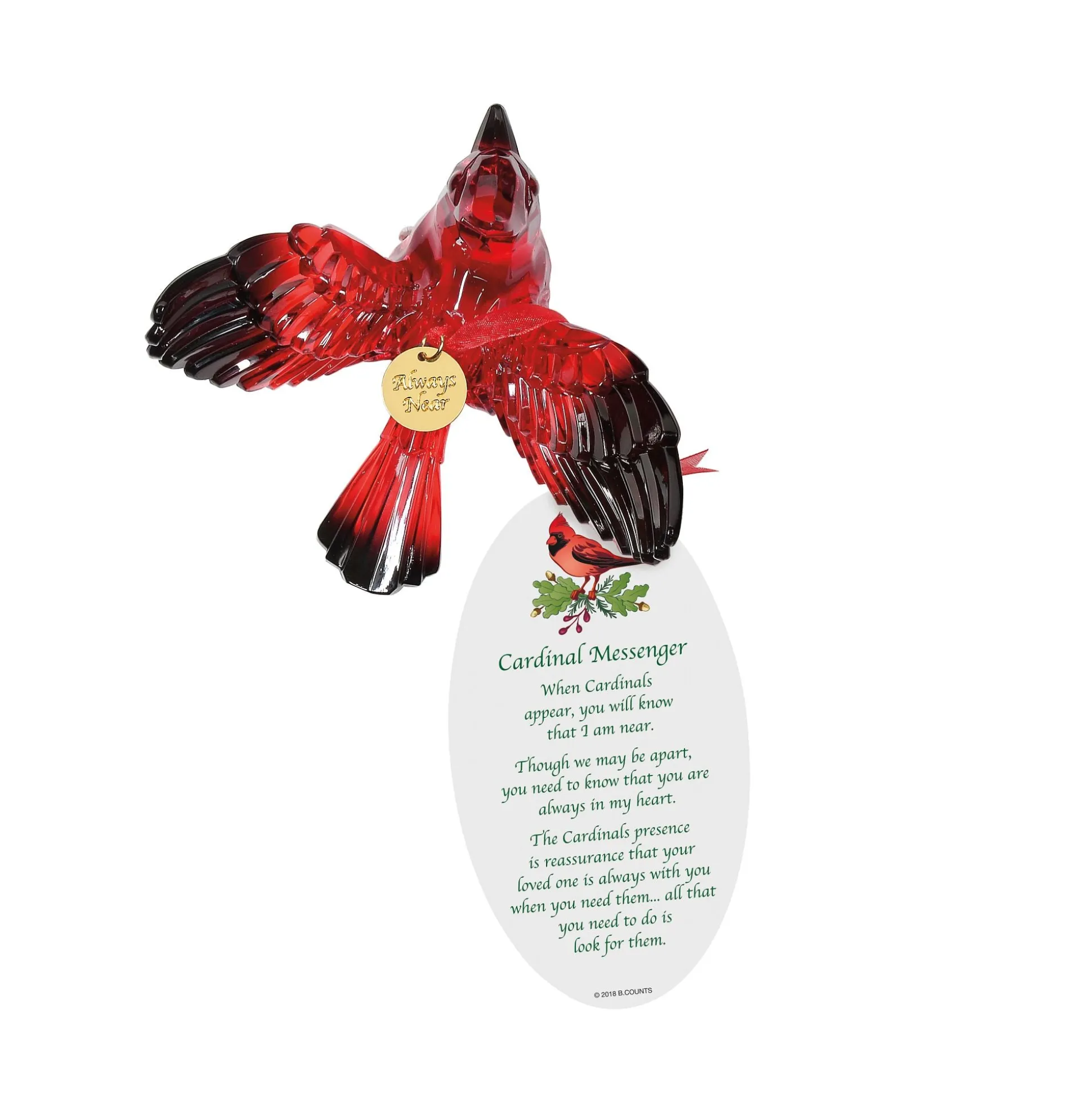 Discount Enesco Gift Acrylic Cardinal Orn
