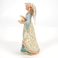 Store Enesco Gift Angel Holding Shell Figurine