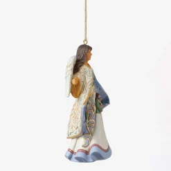 Outlet Enesco Gift Angel Nativity Scene Coat Orn