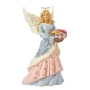 Best Enesco Gift Angel with Flower Basket Fig