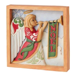 Hot Enesco Gift Angel with Trumpet Plaque