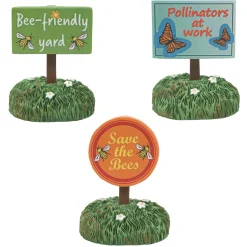Hot Department 56 Bee Friendly Signs St/3