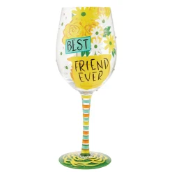 New Enesco Gift Best Friend Ever Wine Glass