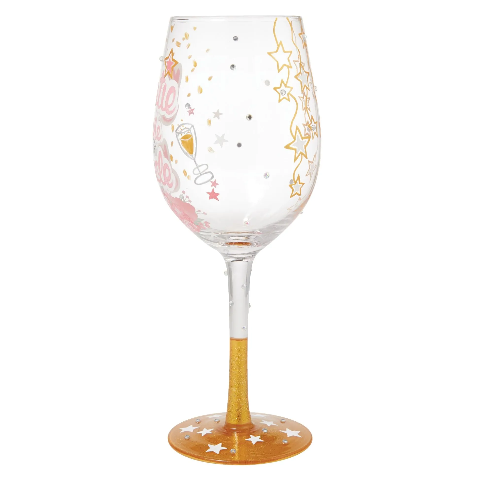 Cheap Enesco Gift Bestie of the Bride Wine Glass