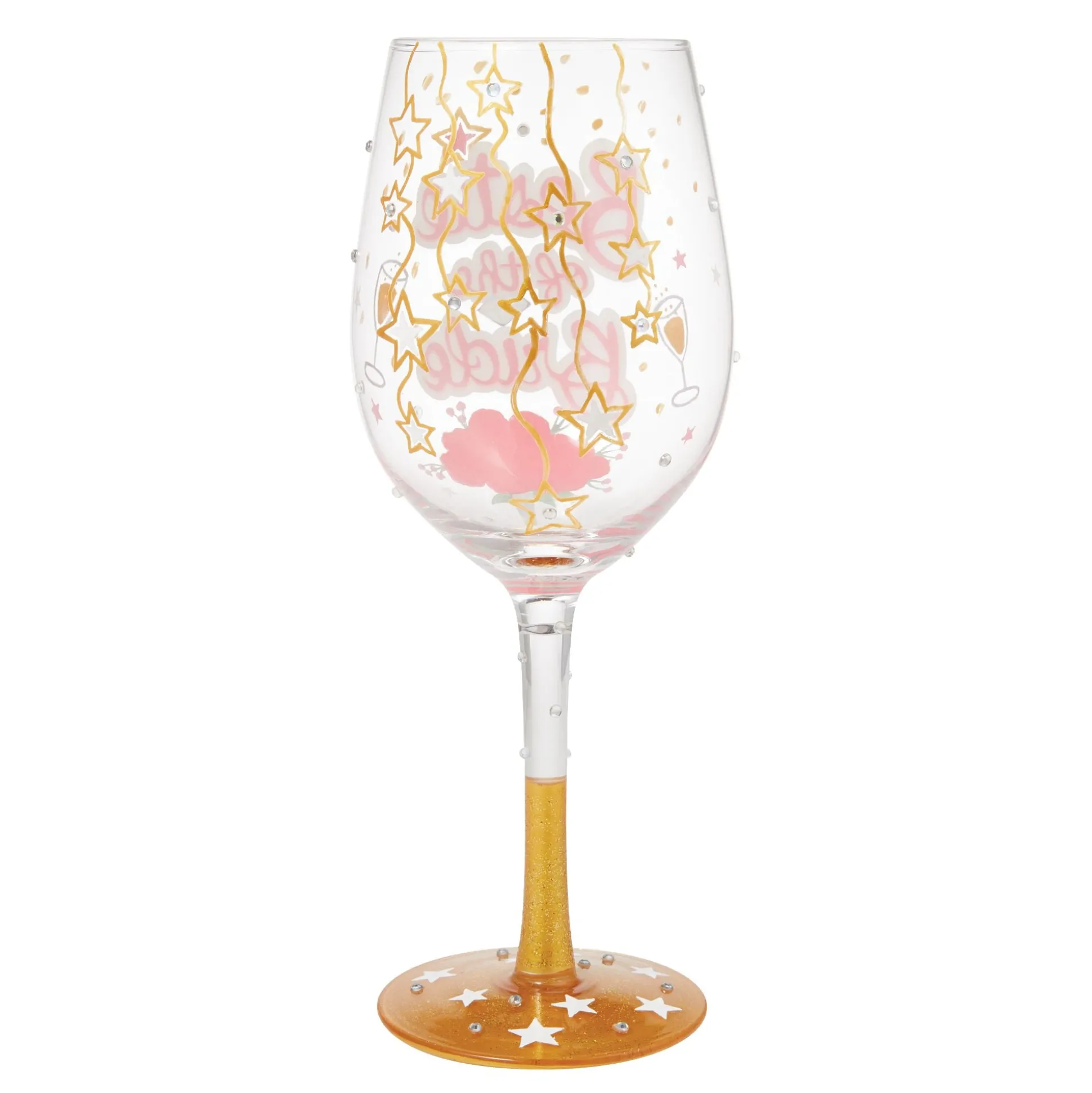 Cheap Enesco Gift Bestie of the Bride Wine Glass