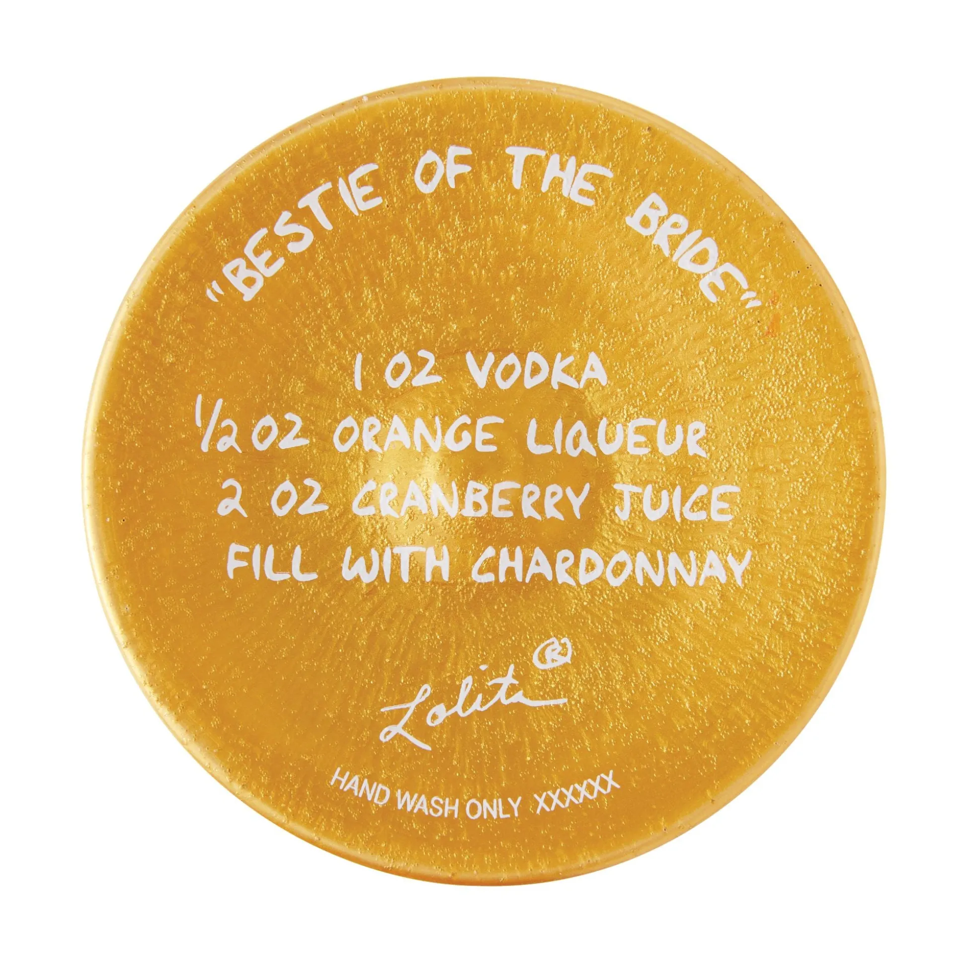 Cheap Enesco Gift Bestie of the Bride Wine Glass