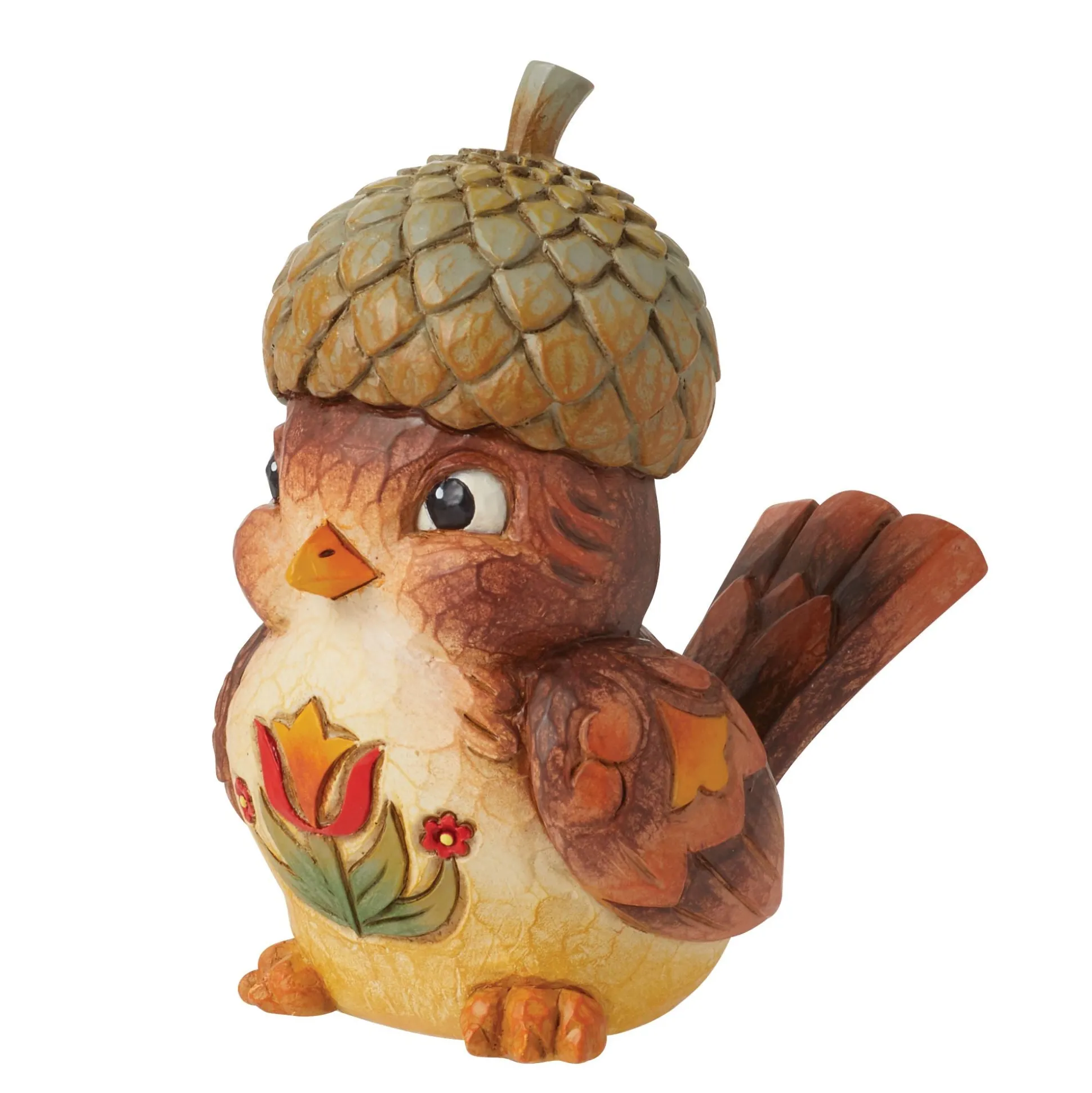 Discount Enesco Gift Bird with Acorn Hat Figurine