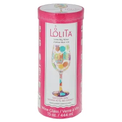 Clearance Enesco Gift Birthday Girl Wine Glass