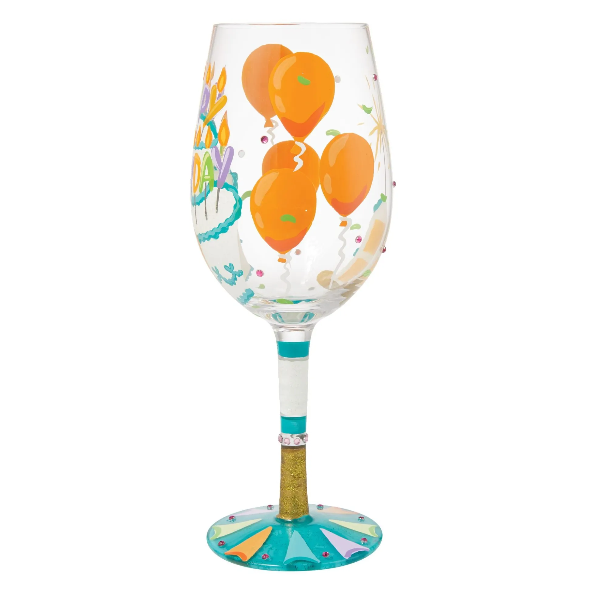 Best Enesco Gift Birthday Slice Wine Glass