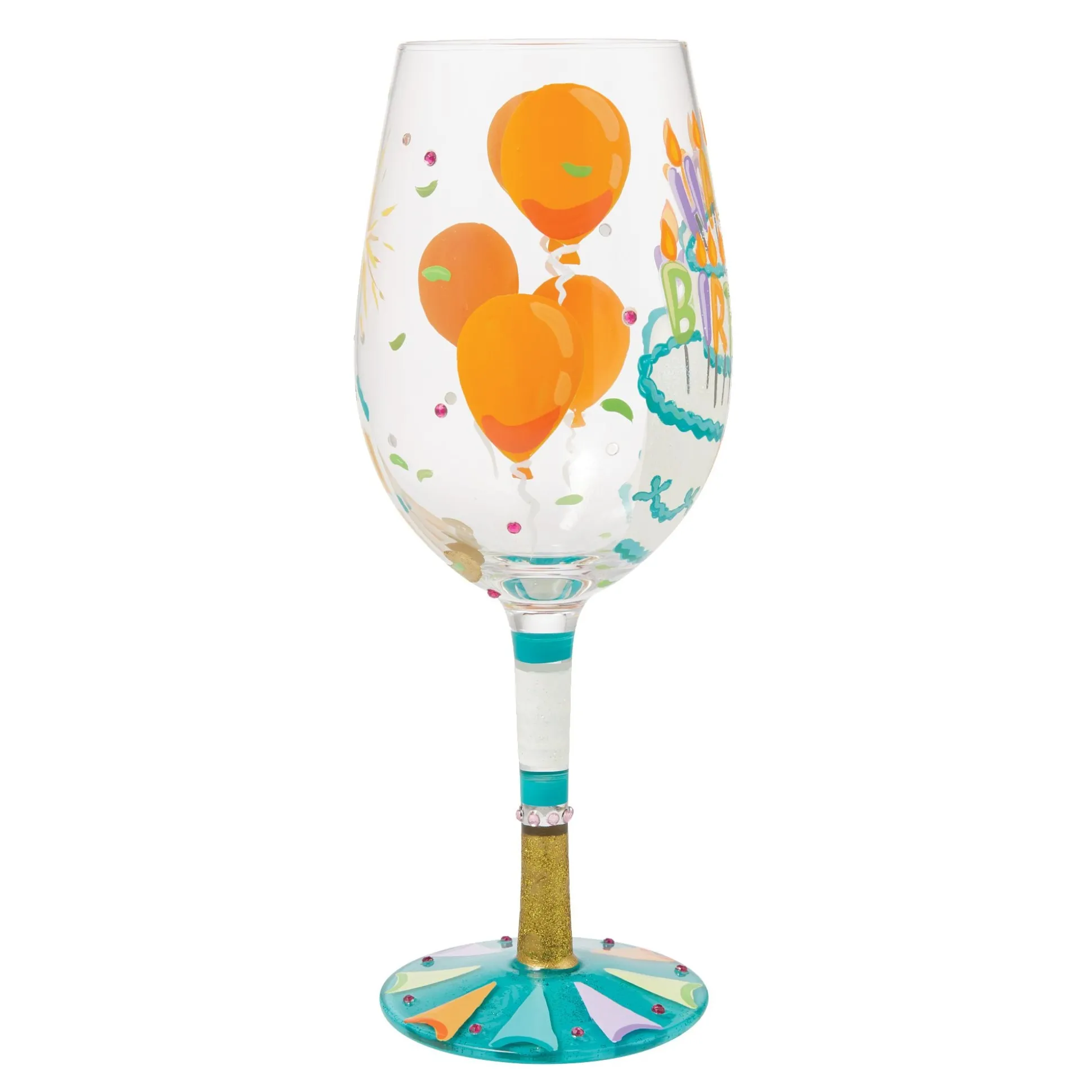 Best Enesco Gift Birthday Slice Wine Glass