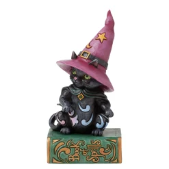 Fashion Enesco Gift Black Cat Sitting on Book Pint