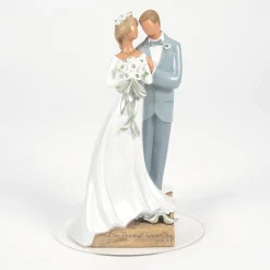 Online Enesco Gift Bride and Groom Cake Topper