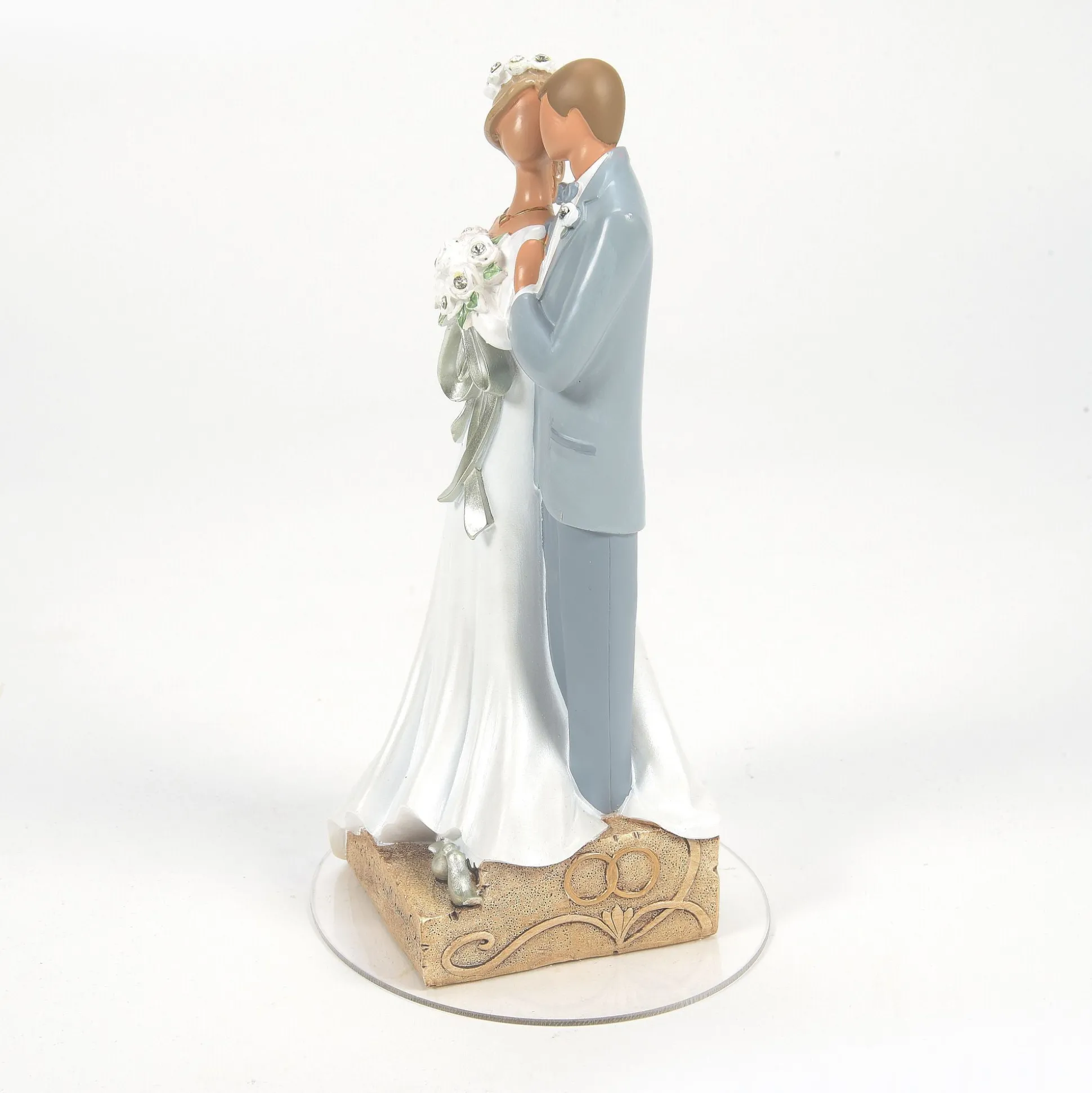 Online Enesco Gift Bride and Groom Cake Topper