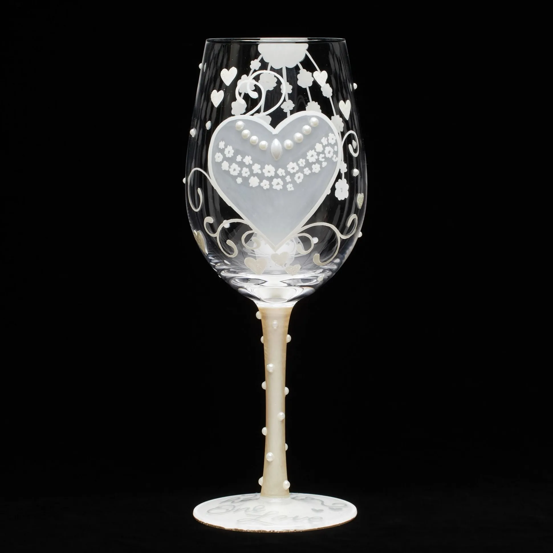Best Enesco Gift Bride Two Hearts Wine Glass