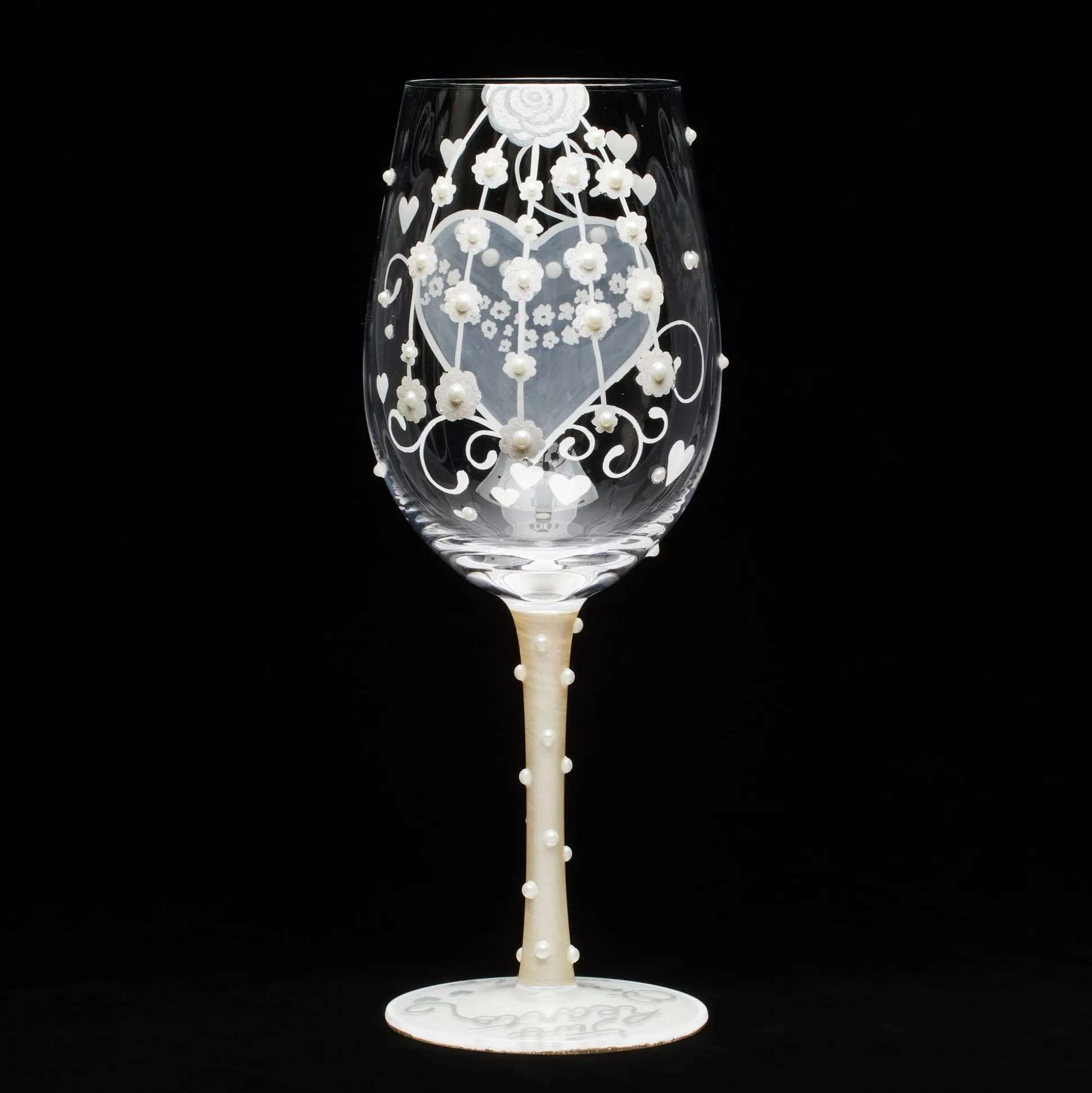 Best Enesco Gift Bride Two Hearts Wine Glass