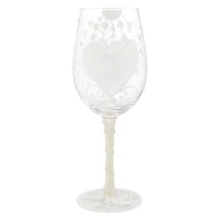 Best Enesco Gift Bride Two Hearts Wine Glass