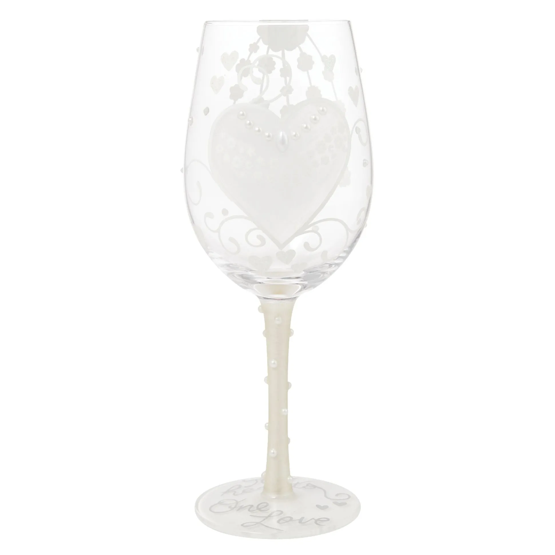 Best Enesco Gift Bride Two Hearts Wine Glass