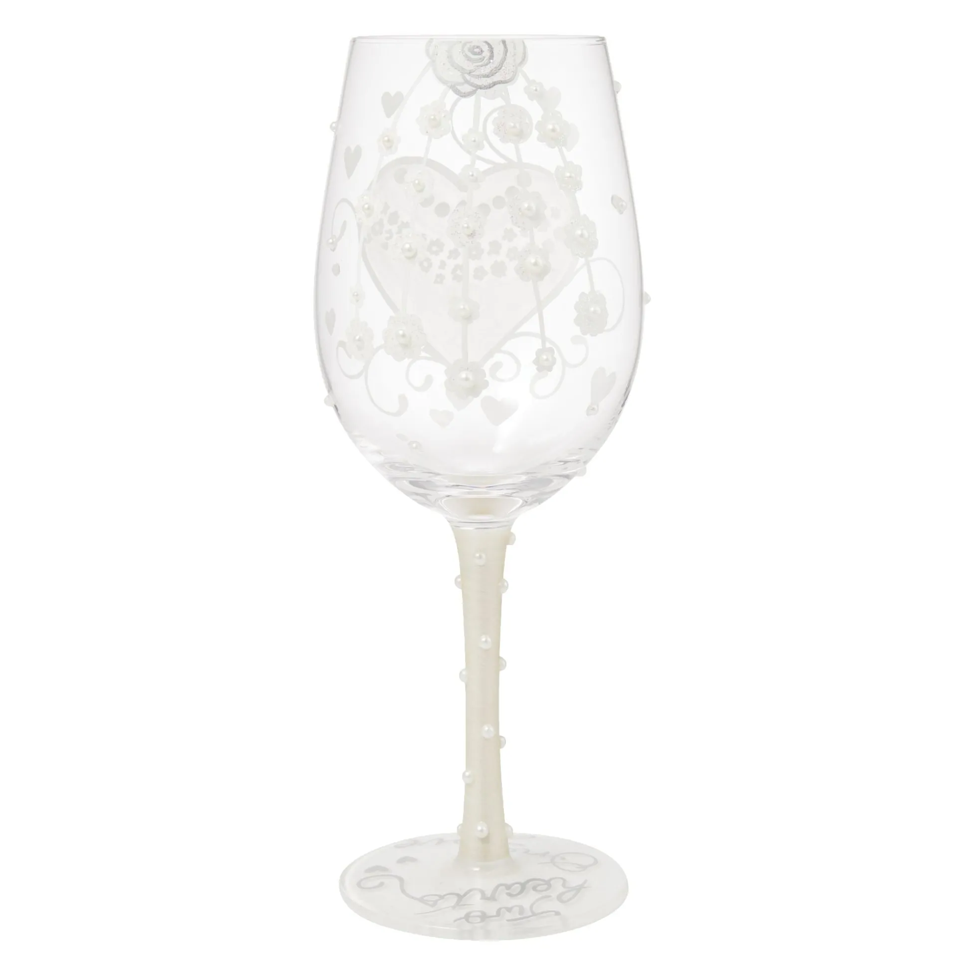Best Enesco Gift Bride Two Hearts Wine Glass