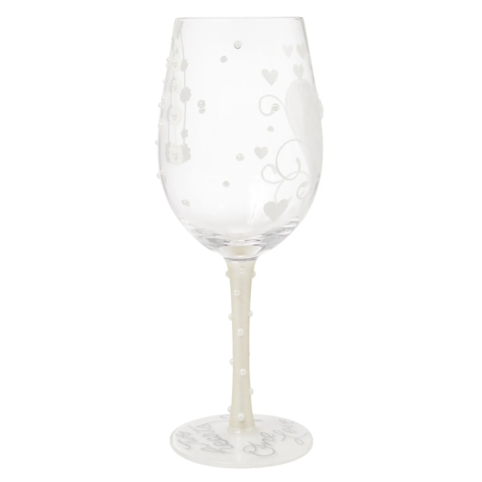 Best Enesco Gift Bride Two Hearts Wine Glass