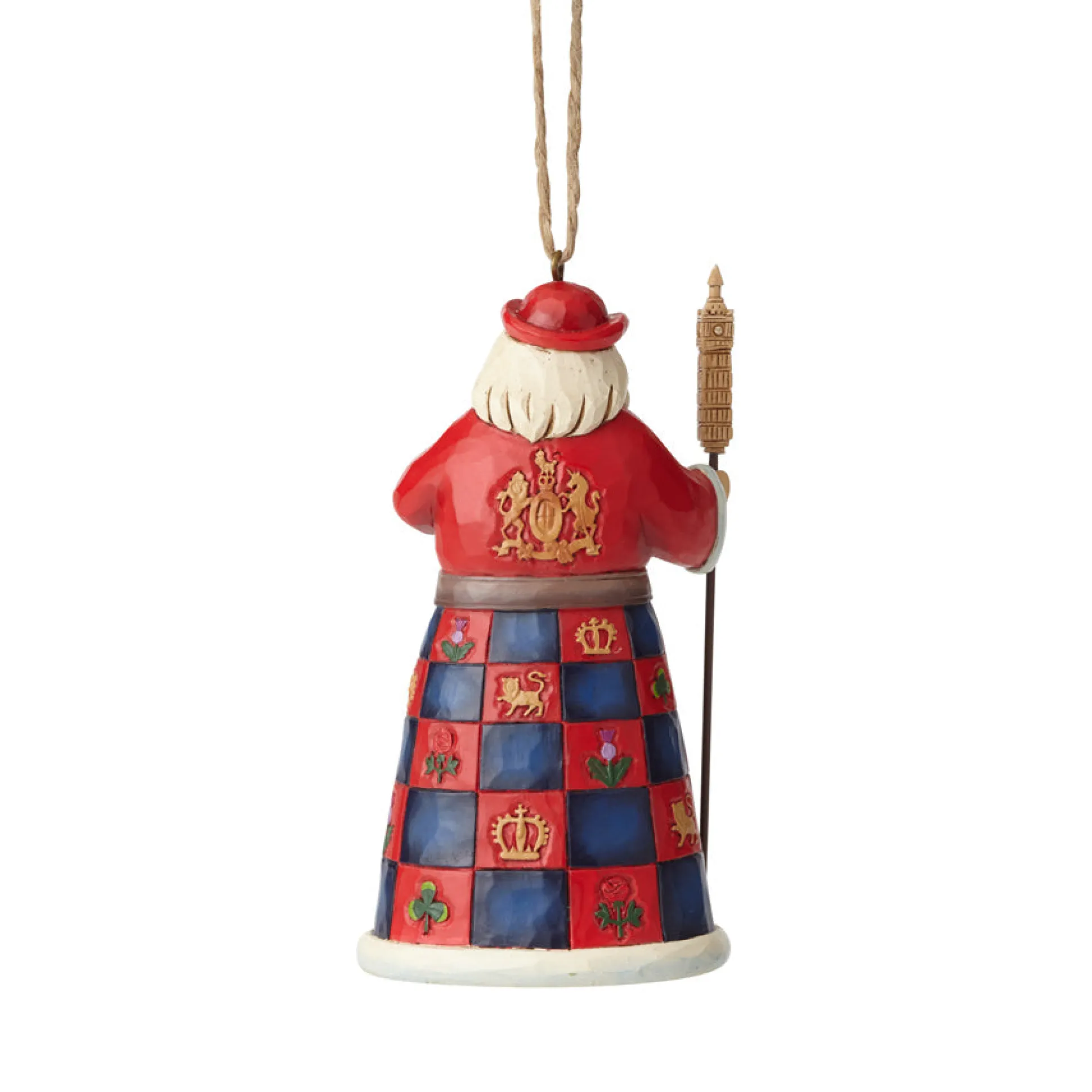 Outlet Enesco Gift British Santa Ornament