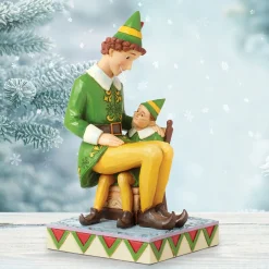 Cheap Enesco Gift Buddy Elf Sitting on Papa Elf