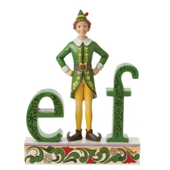 New Enesco Gift Buddy Elf Standing Elf Word