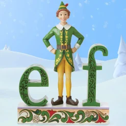 New Enesco Gift Buddy Elf Standing Elf Word