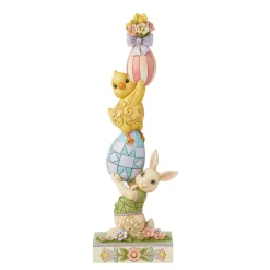 Fashion Enesco Gift Bunny and Eggs Stacked Fig