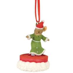 Best Enesco Gift Button Boarder Ornament