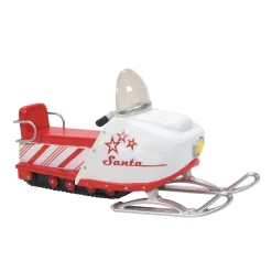 New Department 56 Candy Cane Snowmobile