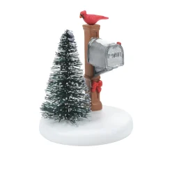 Fashion Department 56 Cardinal Christmas Mailbox