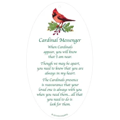 New Enesco Gift Cardinal Messenger, Dad