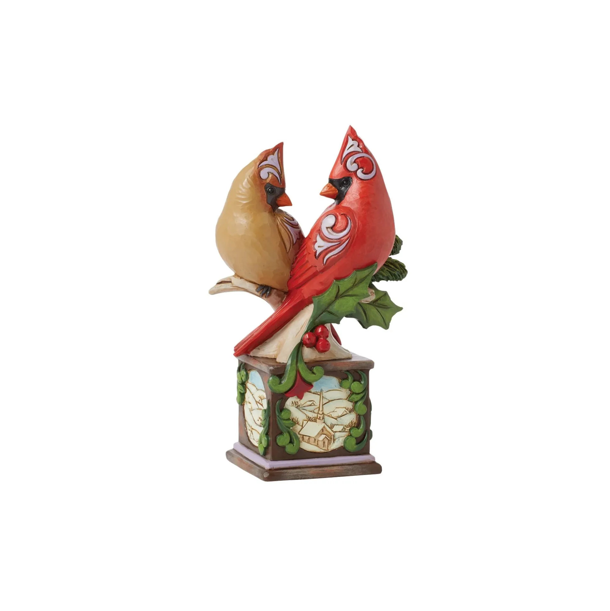Shop Enesco Gift Cardinal Pair on Pedestal Fig