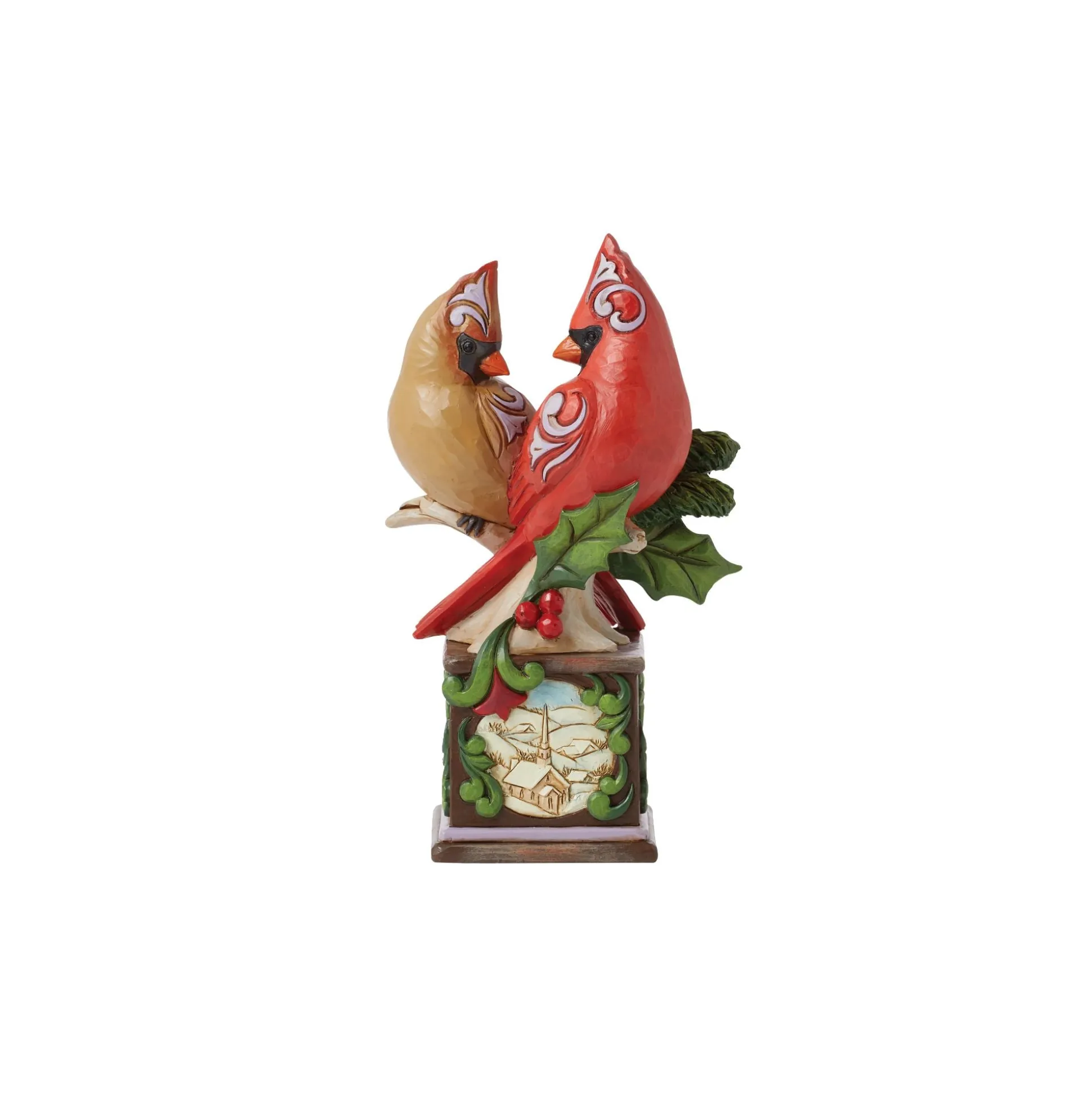 Shop Enesco Gift Cardinal Pair on Pedestal Fig