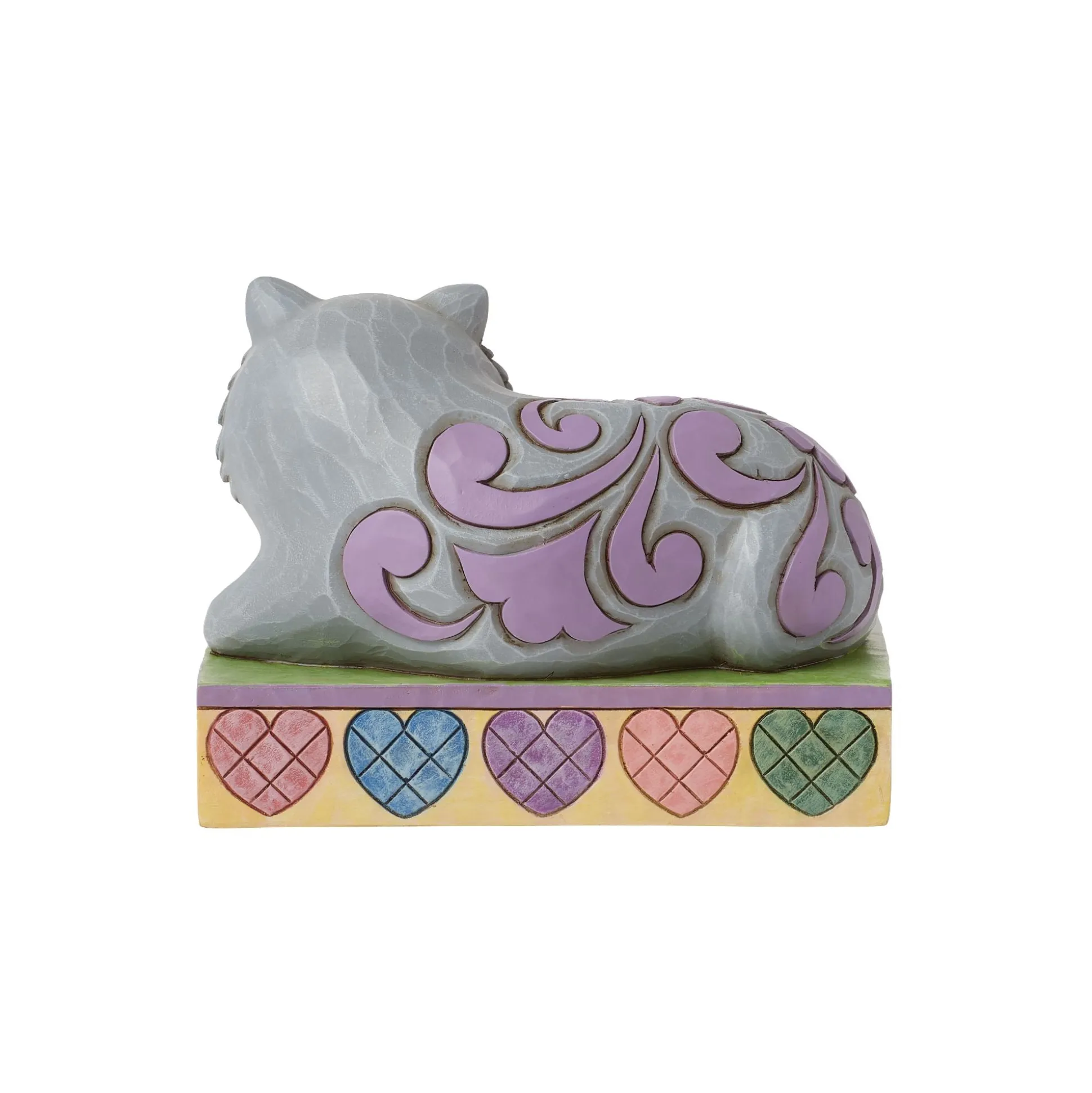 Best Enesco Gift Cat Lying by Message Hearts