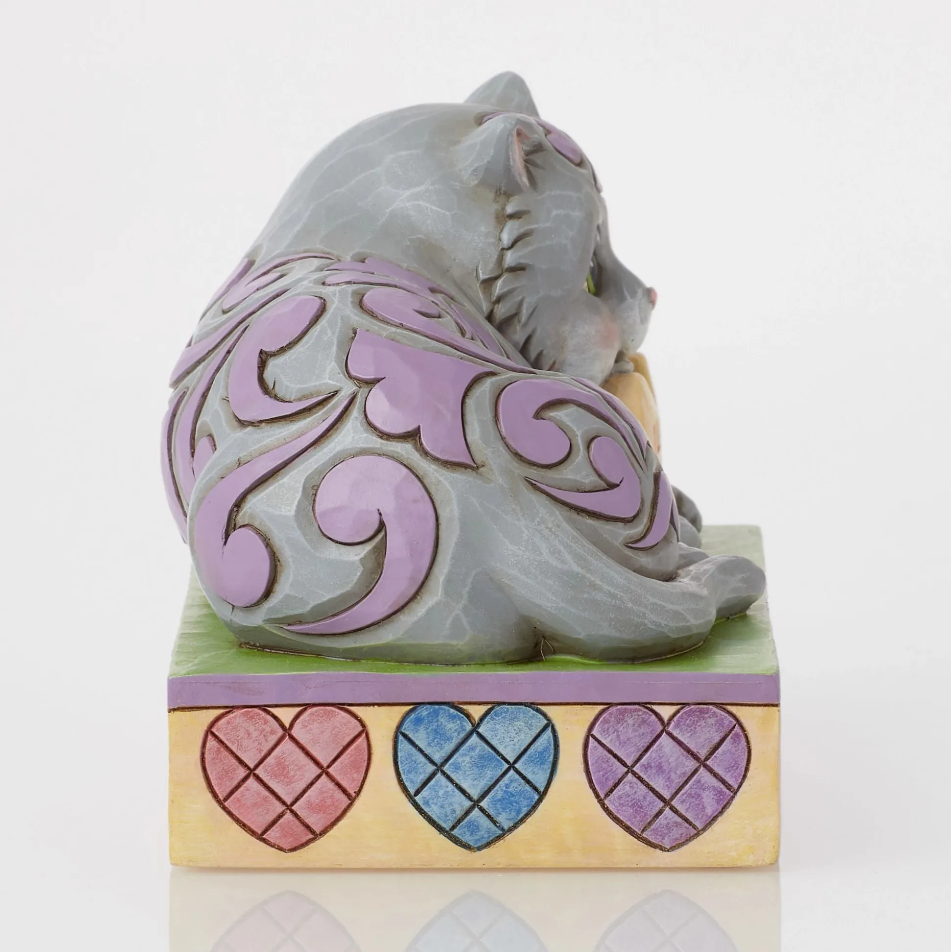 Best Enesco Gift Cat Lying by Message Hearts