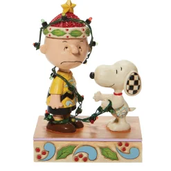 Best Sale Enesco Gift Charlie Brown Tangled Lights