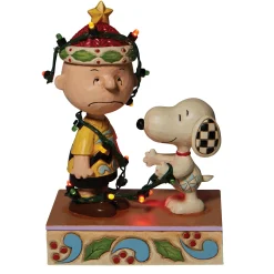 Best Sale Enesco Gift Charlie Brown Tangled Lights