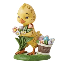 Hot Enesco Gift Chick with Flowers Pint