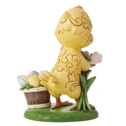 Hot Enesco Gift Chick with Flowers Pint