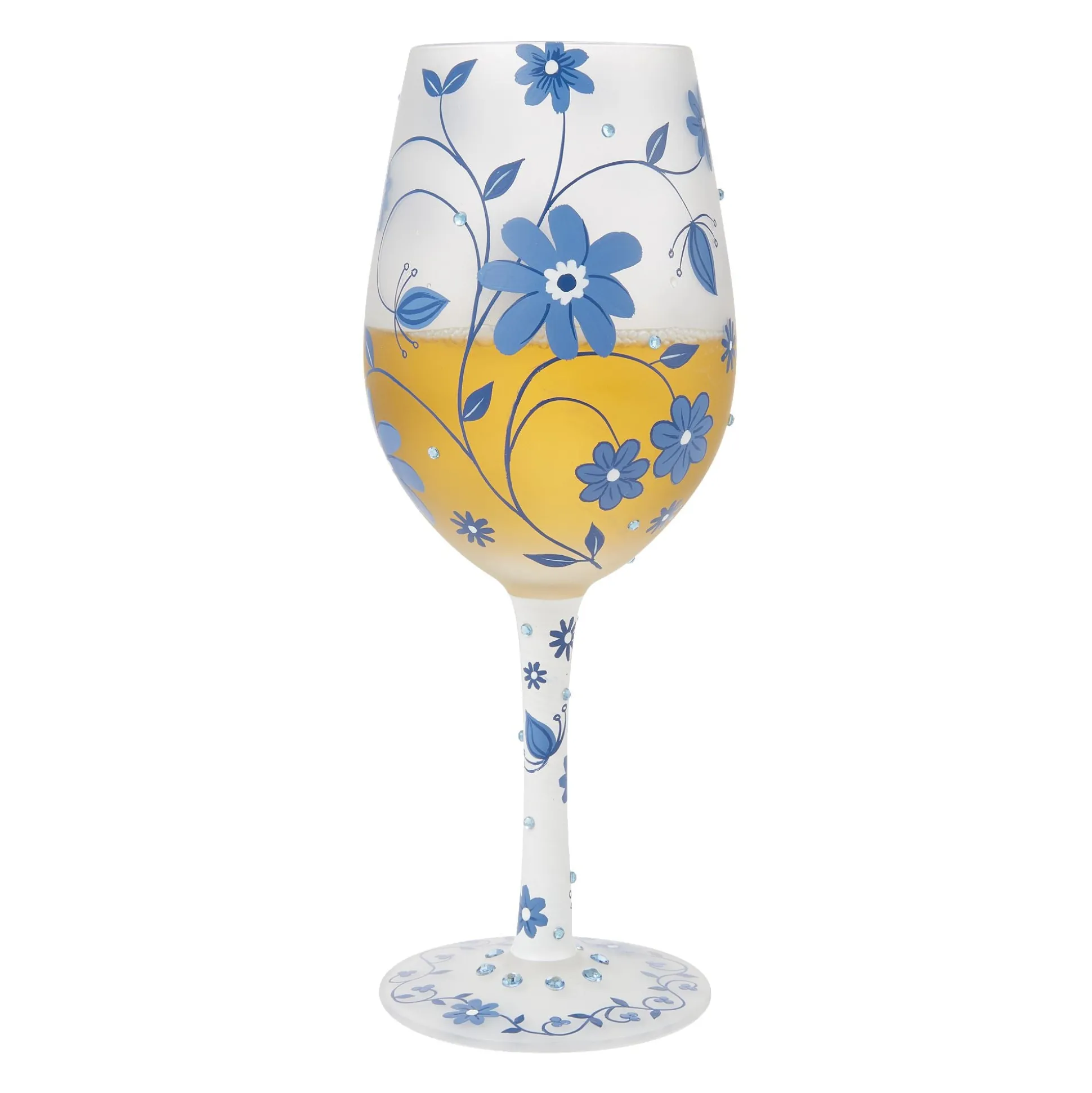 Best Sale Enesco Gift Chinoiserie Charm Wine Glass