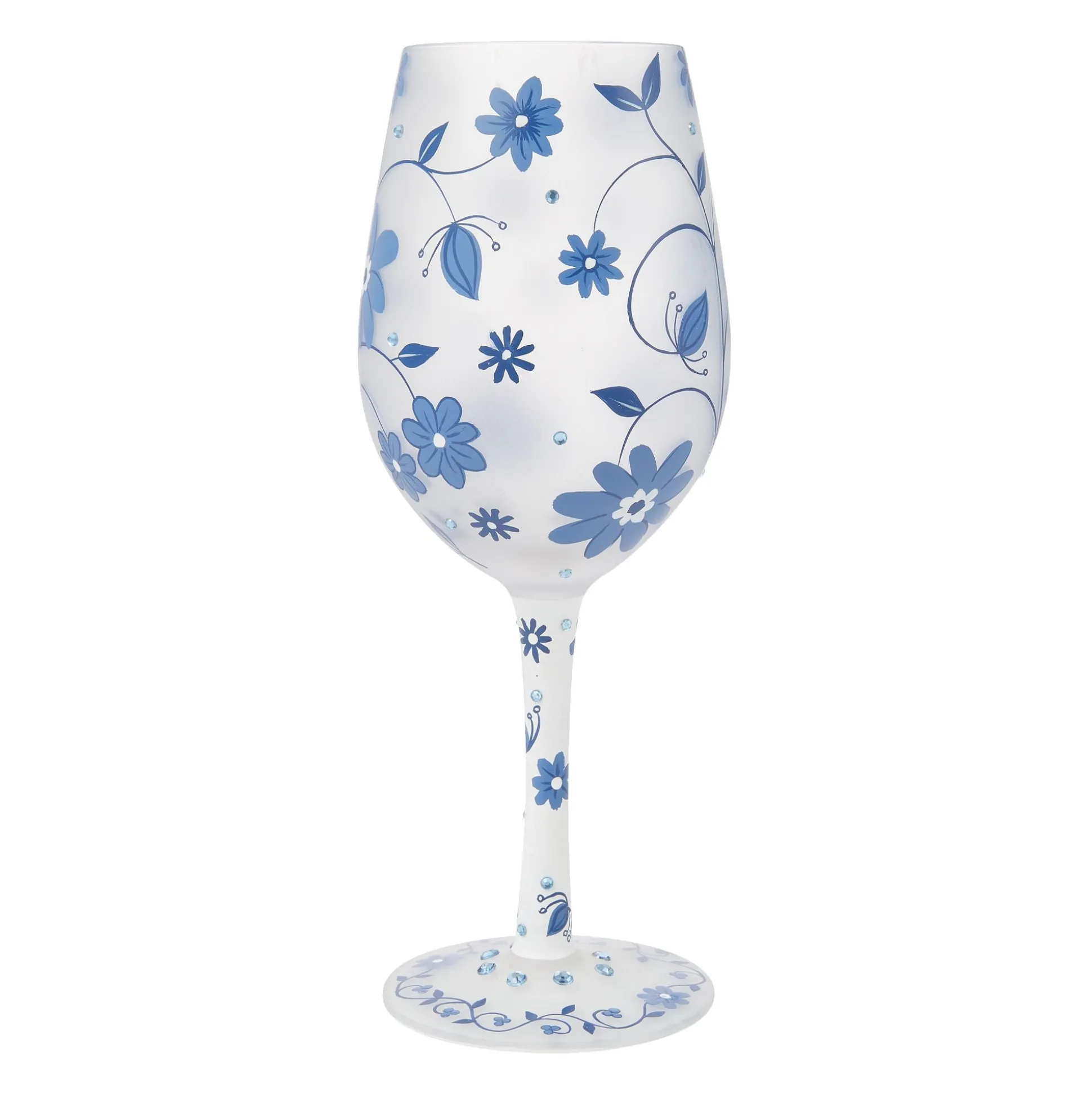 Best Sale Enesco Gift Chinoiserie Charm Wine Glass