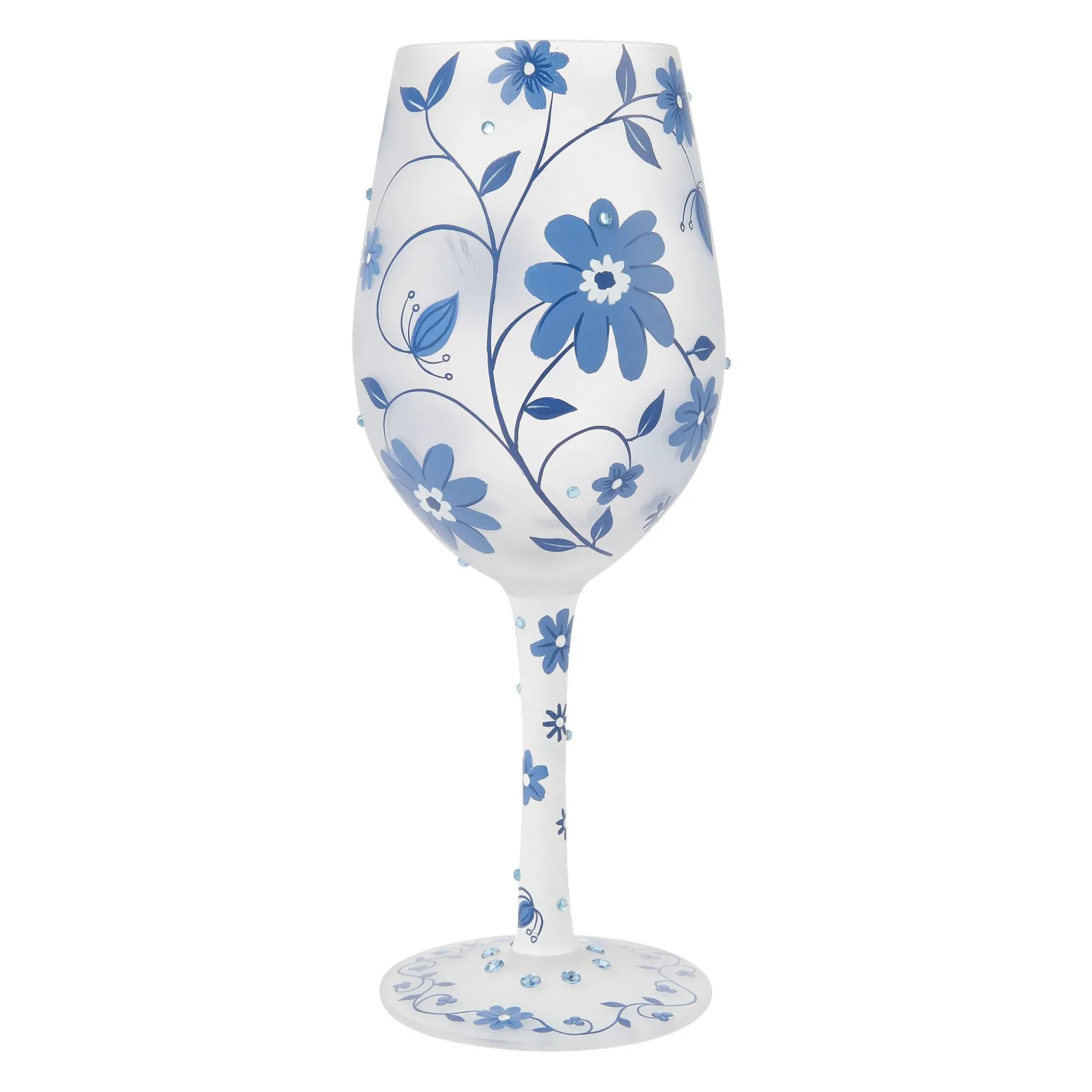 Best Sale Enesco Gift Chinoiserie Charm Wine Glass