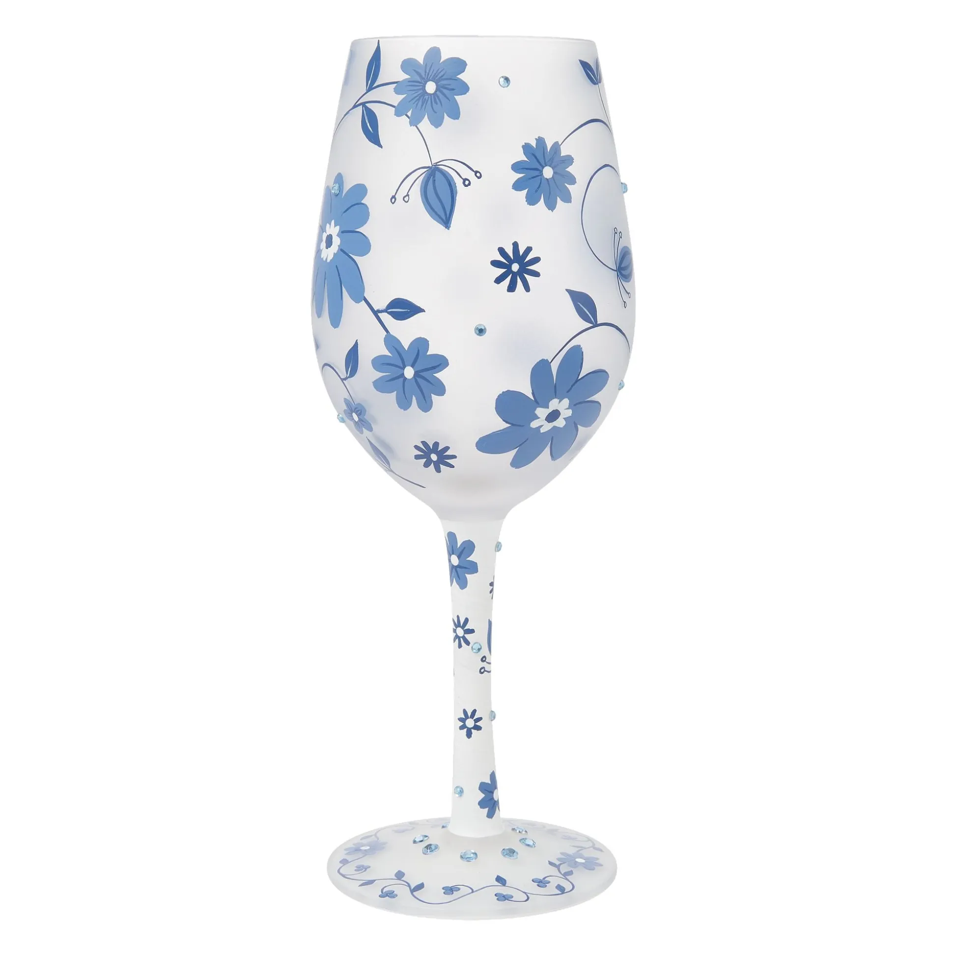 Best Sale Enesco Gift Chinoiserie Charm Wine Glass