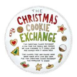 Shop Enesco Gift Christmas Cookie Xchange Plate