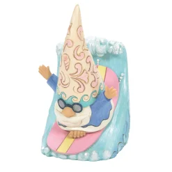 Hot Enesco Gift Coastal Gnome Surfing Figurine