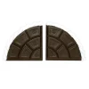 Discount Department 56 Cocoa & Cream S/2 Curve Rd